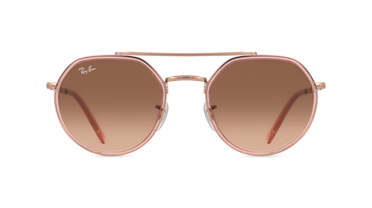 Ray-Ban RB3765 Sonnenbrille Vollrand, Quadratisch, Metall, Unisex, orange - Bild 1
