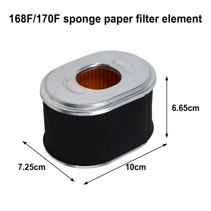 DAZZLEEX Luftfilter Element Ersatz für Benzinmotoren GX160 168F 170F in Schwarz - Bild 3