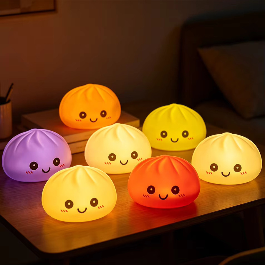 Bandai Baozi Nachtlicht Simulations-Dampfbrötchen in Multicolor - Bild 5
