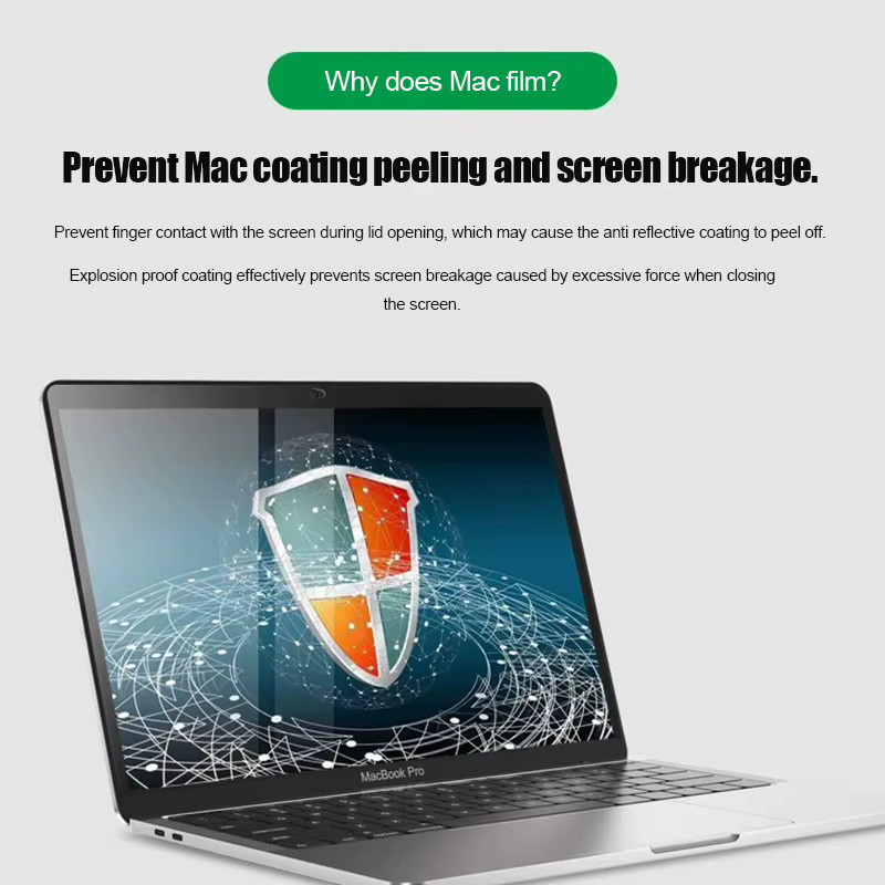 Displayschutzfolie Soft Film für Apple MacBook Air und Pro, Transparent - Bild 4