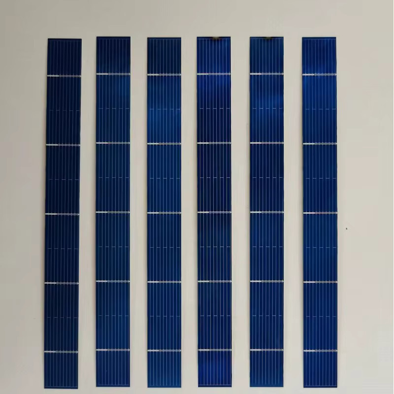 200 Stück Poly-Kristalline Silizium-Solarzellen in Blau für dein DIY-Solarpanel, 156 mm x 14 mm, 0,5 V, 0,4 W - Bild 3