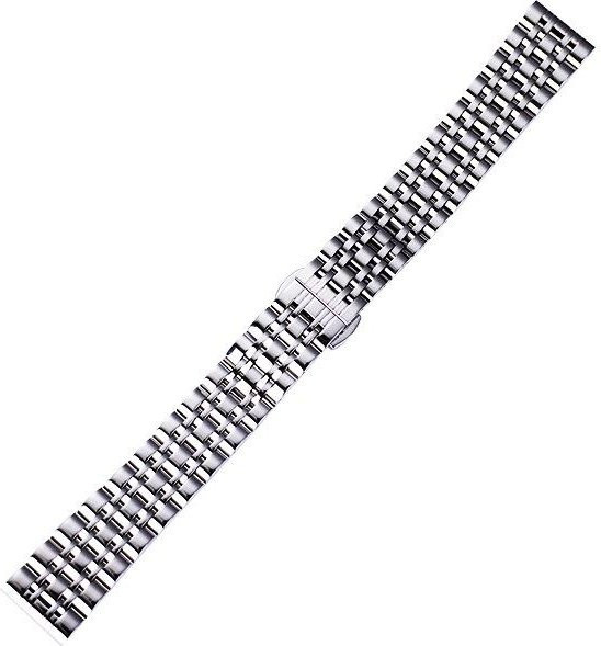 TrendVibeCN Uhrenarmband Edelstahl, grau, Unisex - Bild 1