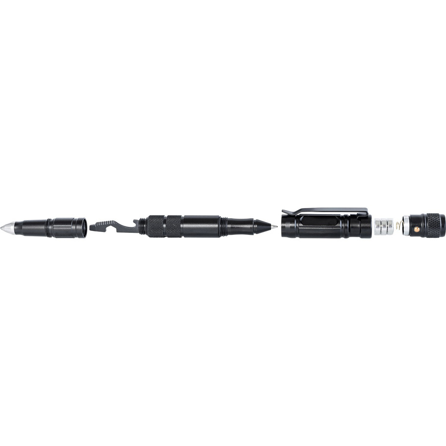 LUX-TOOLS Taktikstift 7-in-1 in Schwarz aus Metall - Bild 2