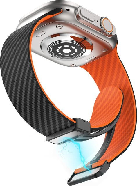 EIMO Uhrenarmband Silikon, Schwarz, Unisex - Bild 1