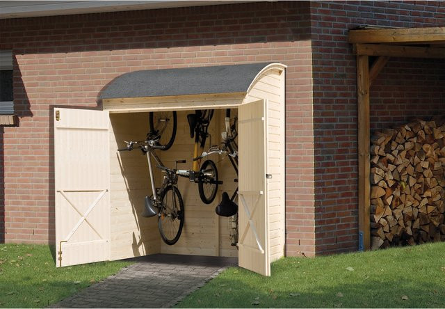 Weka Fahrrad- und Mehrzweckbox aus 19mm Holz in Natur/Beige - Bild 1