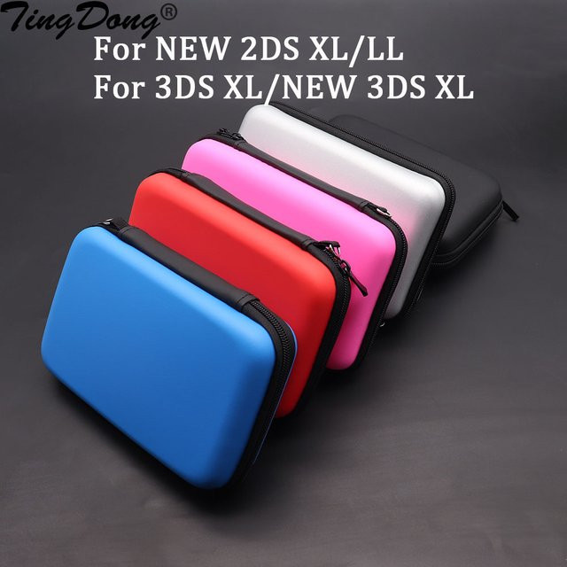 TingDong Tragbare Spielekonsolen-Tragetasche für 3DS, New 3DS XL und New 2DS XL sowie Spielzubehör - Bild 1