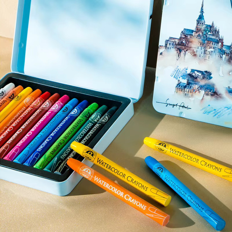 MUNGYO Wasserlösliche Buntstifte mit Malpigment in 36 Farben für Künstler und Kunststudenten - Bild 4