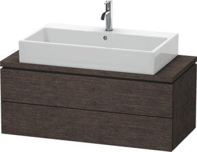 Duravit Waschtischunterschrank Compact L-Cube mit 2 Schubladen, Breite: 102 cm, Tiefe: 47,7 cm, Höhe: 40 cm - Bild 1