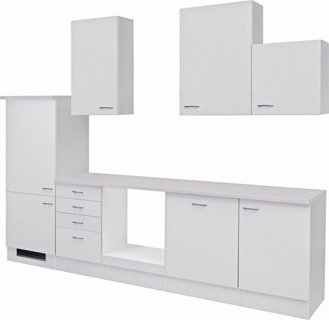 Flex-Well Classic Küchenzeile Wito in Weiß, Breite: 280 cm, Tiefe: 60 cm, Höhe: 234 cm - Bild 1