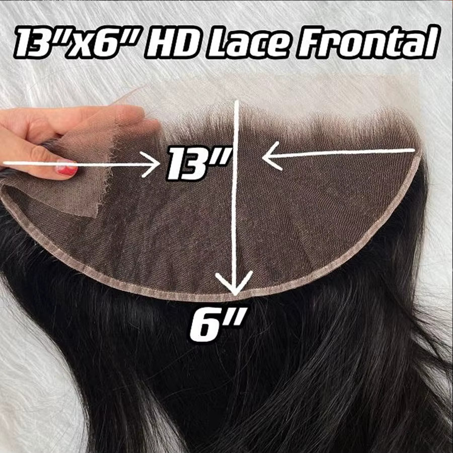 Eva Hair Echthaar-Spitze, HD-Verschluss, Unisex - Bild 5