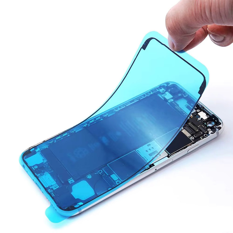 Wasserdichter selbstklebender Ersatzkleber für iPhone 11 Pro Max Frontgehäuse und Rahmen in Blau - Bild 1