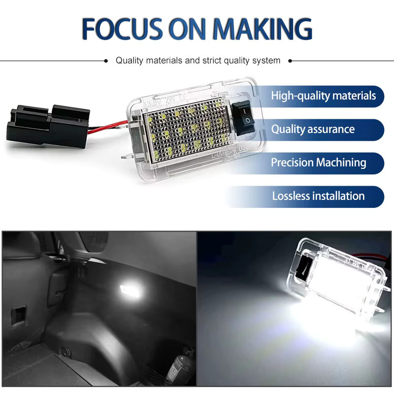 LED Stamm Lampe für Kofferraum Gepäckfach passend für Toyota RAV4, Prius Prime, Siena sowie Lexus CT200h, RX350, NX300h und Scion TC - Bild 3