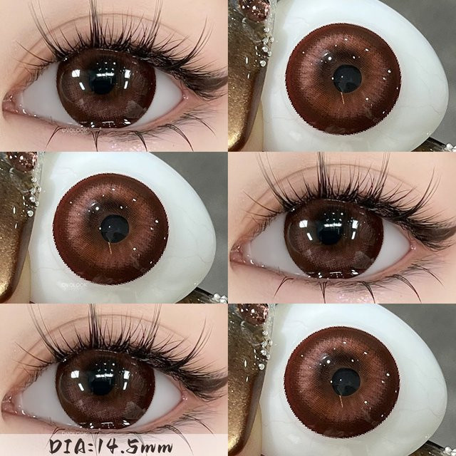 OVOLOOK Kontaktlinsen mit Vergrößerungseffekt, 2 Stück, 14,5mm - Bild 1