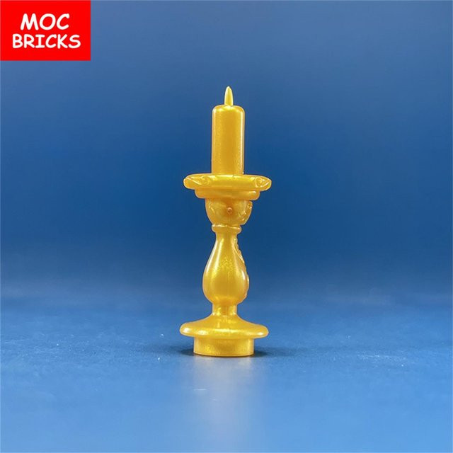 Yiran toy MOC Steine Kerzenständer Kerzenflamme Bausteine 20-teiliges Set - Bild 1
