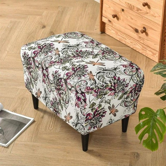 BC-Warm Home Stretch-Einzelsofa-Schonbezug für Sessel und Couch, abnehmbarer Bezug mit floralem Boho-Design in Multicolour, elastisch und rutschfest - Bild 1
