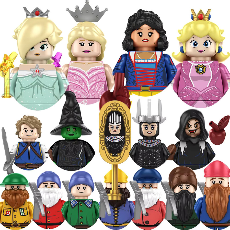 Hot Toys Disney Schneewittchen und die sieben Zwerge Prinzessin Hexe, Bausteine, Mini-Actionfiguren - Bild 1
