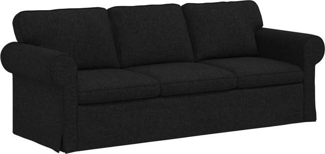 vidaXL Sofa in Schwarz mit Stoffbezug und modernem Design, B/T/H: 215 x 82 x 80 cm - Bild 1