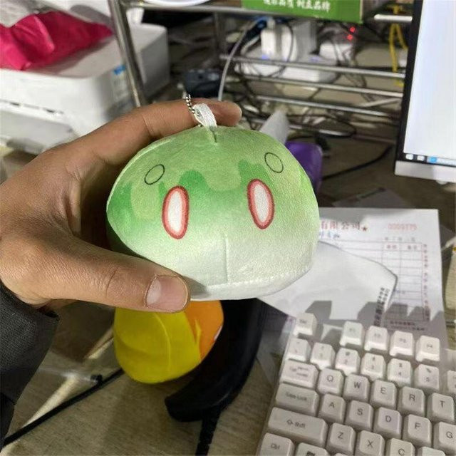 Yiran toy Anime Slime Schlüsselanhänger, Plüschtiere, 9cm, ab 14 Jahren - Bild 1