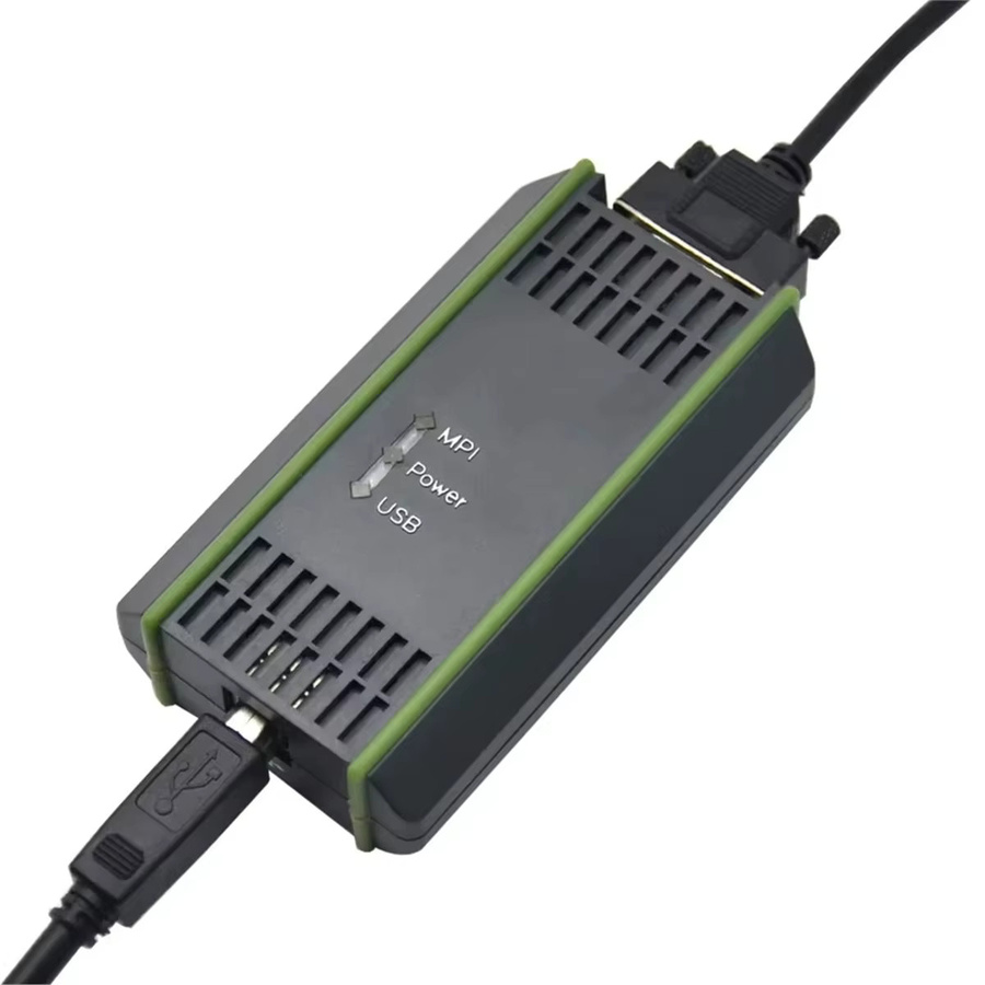 Siemens 6ES7 972-0CB20-0XA0 Programmierkabel USB-MPI für S7 200/300/400 SPS, USB zu MPI/DP/PC Adapter RS485, Schwarz - Bild 3