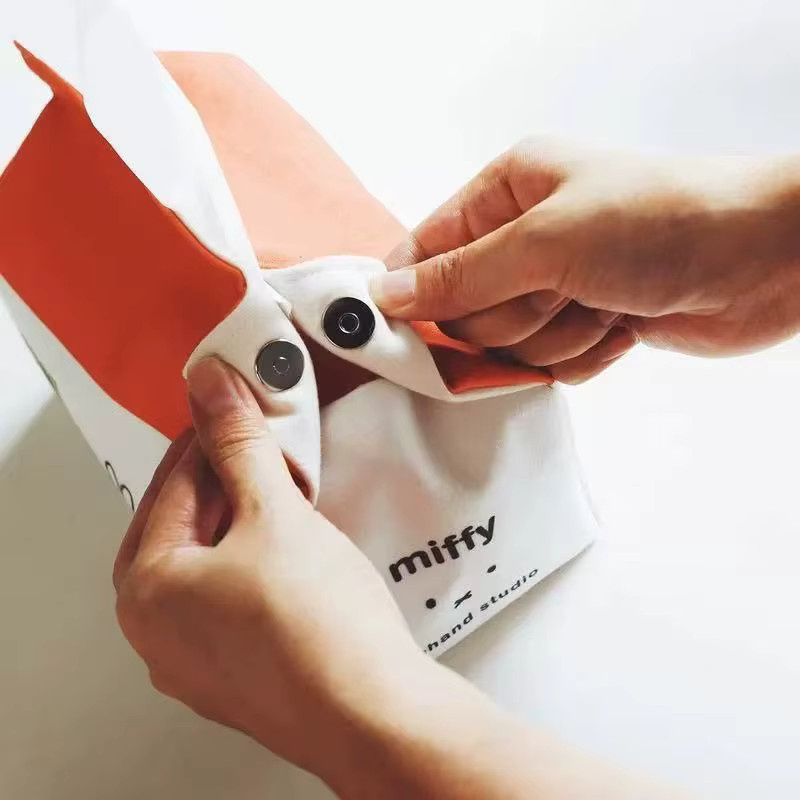 Miffy Kreative Hausförmige Taschentuchbox aus Stoff in Kawaii-Design für Büro und Zuhause - Bild 5