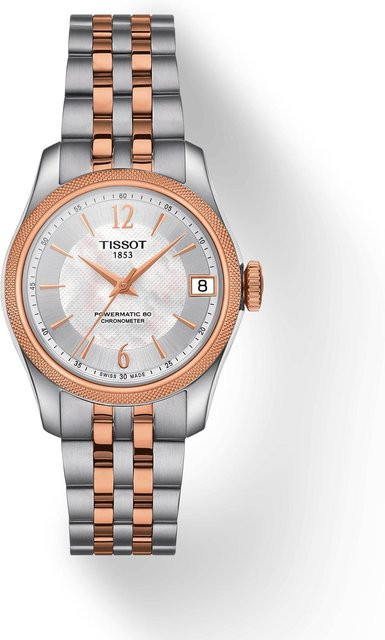 Tissot Armbanduhr Edelstahl, Automatik, weiß, Herren - Bild 1