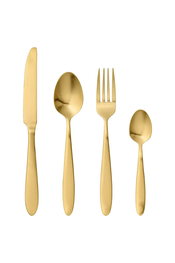 Bloomingville Besteckset Frea aus Edelstahl in Gold, 4er-Set - Bild 1