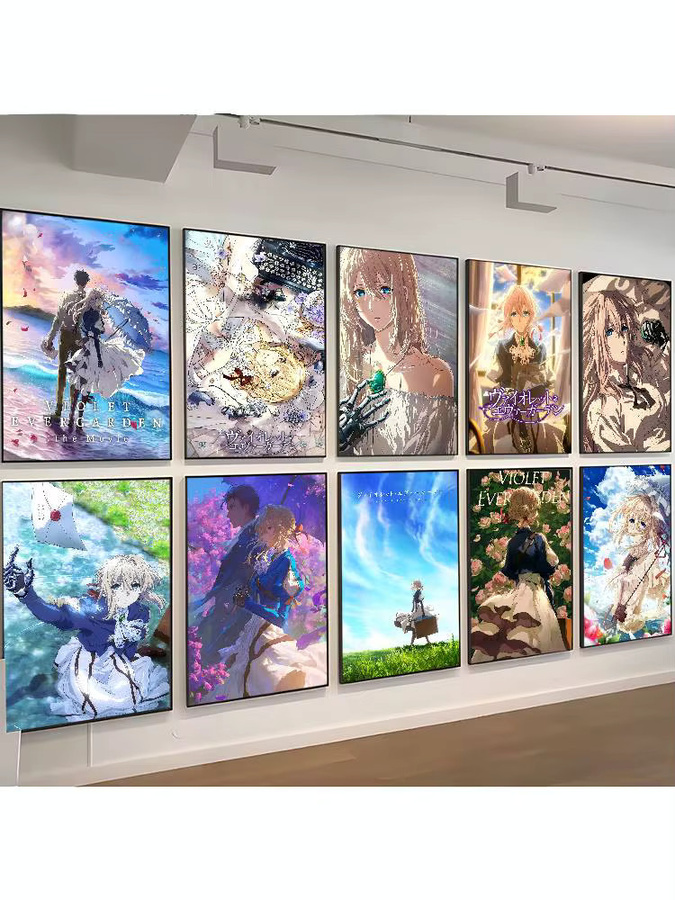 Anime Violet Evergarden Retro Wandposter aus Kraftpapier Multicolor - Bild 7