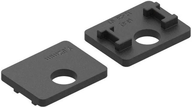 FeNau Gummieinlage für Glas VSG Modell 24, Schwarz, 9,52 mm - Bild 1