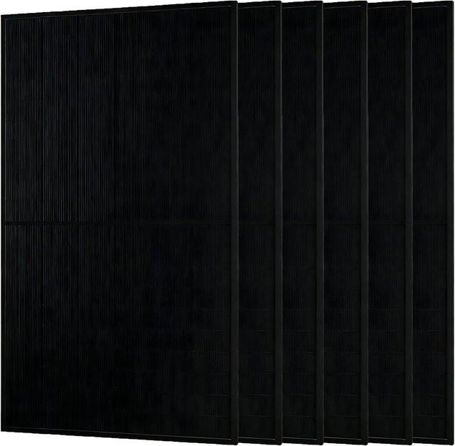JA Solar 500W Bifazial Glas-Glas Solarpanel Monokristallin Full Black JAM60D41 LB 6er Set - Bild 1