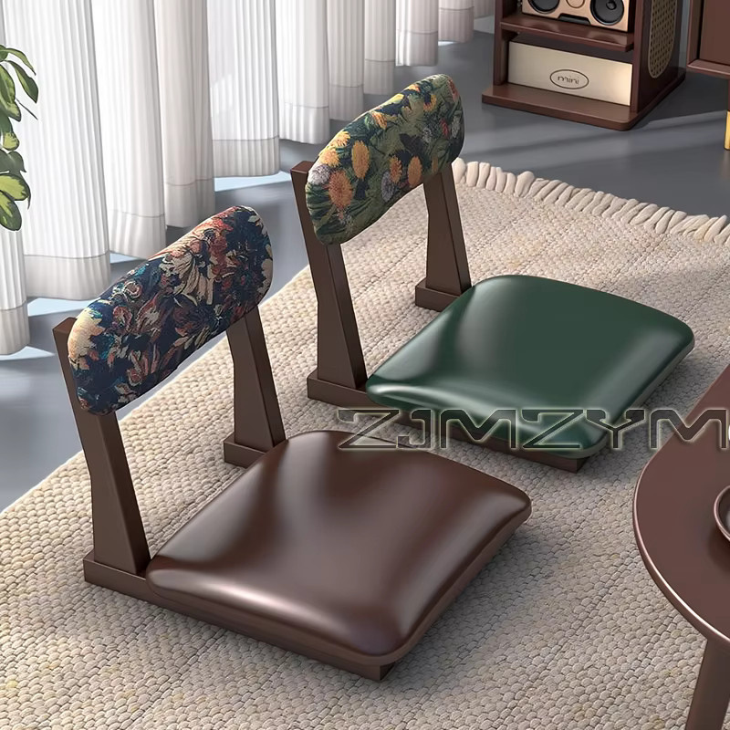 ZJMZYM Tatami Bodenkissen Sofa Set in Beige mit minimalistischem Design und Holz-Elementen - Bild 2