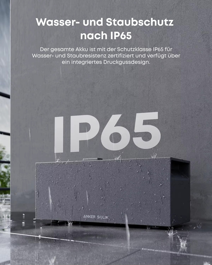 Anker SOLIX BP2700 Balkonkraftwerk mit Speicher und Erweiterungsakku für Solarbank 3 Pro, Kapazität 2,68 kWh, Farbe: Grau - Bild 6