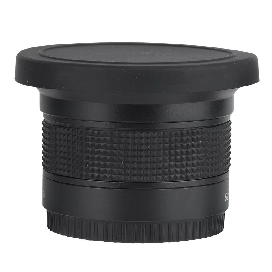 docooler Weitwinkel-Fischaugenobjektiv 0,35X mit 52mm Anschluss und Aufbewahrungstasche in Schwarz für Spiegelreflexkameras - Bild 2