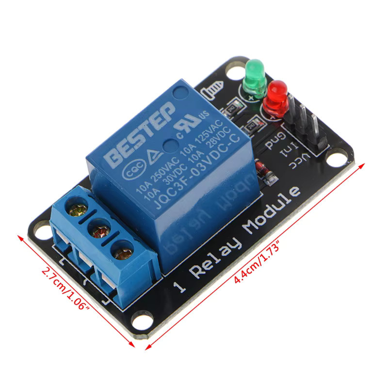 OOTDTY 1 Kanal 3V Relais Modul mit Low Level Trigger und LED-Anzeige - Bild 2