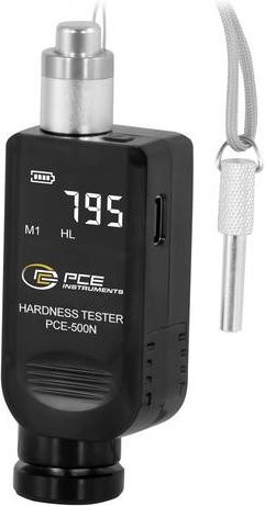 PCE Instruments Härteprüfgerät PCE-500N in Schwarz mit hoher Genauigkeit, Akku und PC-Software - Bild 1