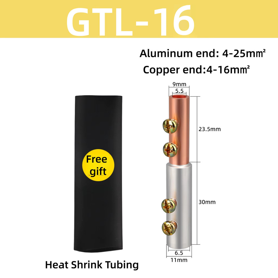 WLMLBWCJ Kupfer Aluminium Kabel Crimp Terminal Set GTL-10 GTL-16 GTL-25 35 Druckfreie Schnellverbindung Drahtstecker - Bild 3