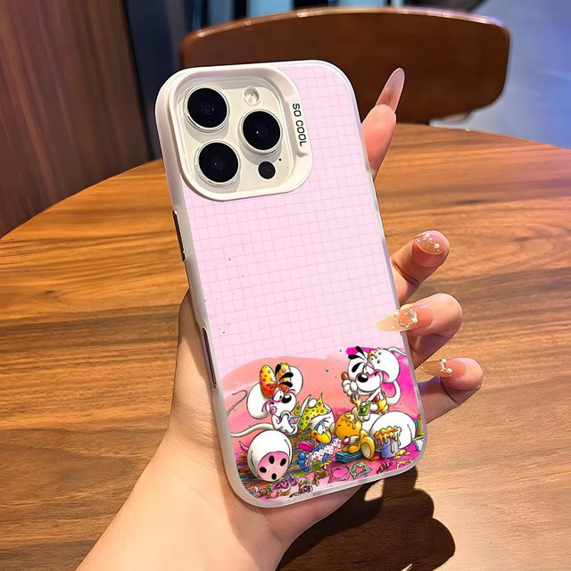 D-Diddl Handyhülle Bumper Case für iPhone in Silber und Weiß - Bild 1