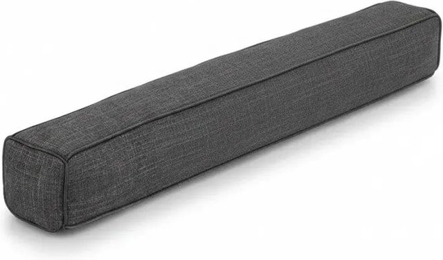 Beautissu Levante OM Zugluftstopper Dunkelgrau B: 90 cm, H: 6,5 cm - Bild 1