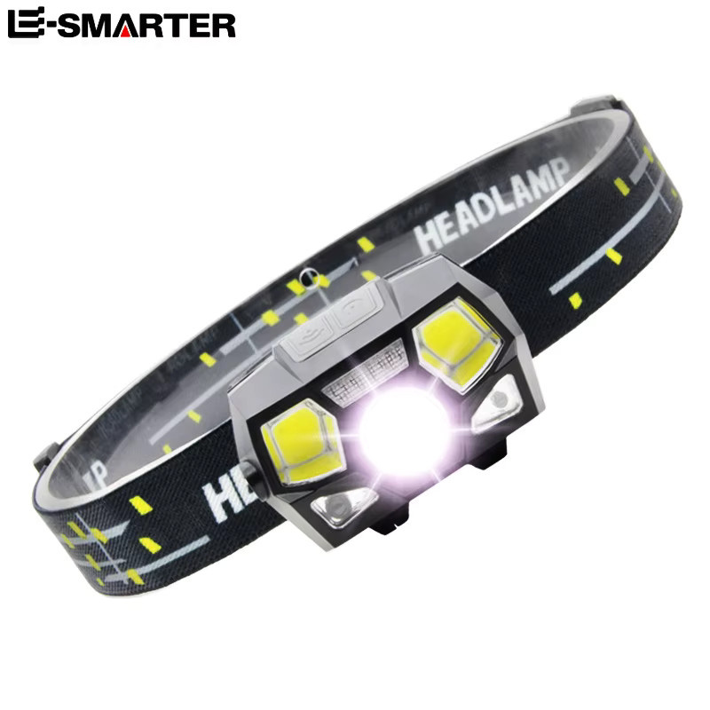 ESMARTER LED Flutlicht mit Bewegungssensor, wasserdichter USB-Außenleuchte in Schwarz - Bild 4