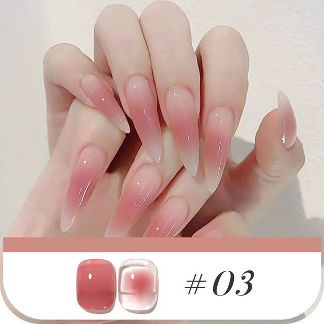 MIANEL Blush Jelly Nagellack, Pink, 10 ml, Glänzend - Bild 1