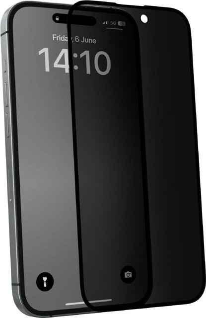 iDeal of Sweden Full Coverage Privacy Schutzglas für iPhone 17 Air in Schwarz und Transparent - Bild 1