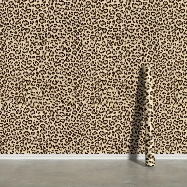 DZQ Wandaufkleber mit Leopardenmuster aus Vinyl zur Dekoration von Schlafzimmer, Badezimmer, Wohnzimmer und Schrank - Bild 1