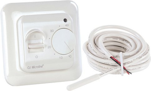 Vitalheizung Raumthermostat HVH für Infrarotheizung, weiß, B/H/T: 8 x 5 x 8 cm - Bild 1
