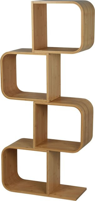Bücherregal aus Bambus von casa NOVA in Braun, modern und freistehend - Bild 1