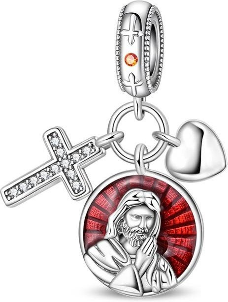 Charm-Anhänger 925 Silber, Zirkonia, Unisex - Bild 1