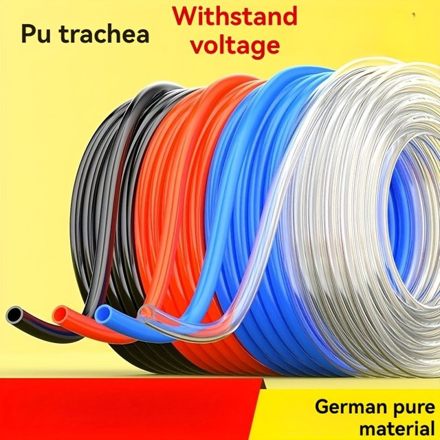 AGASHE Pneumatischer PU-Schlauch transparent 10 m für Luftbremse und Flüssigkeitsübertragung - Bild 1