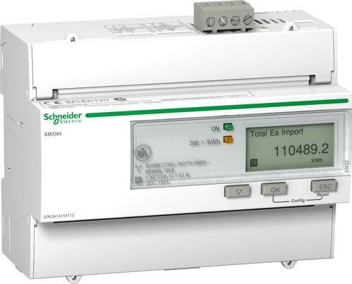 Schneider Electric A9MEM3365 Digitaler E-Zähler 125A MID-konform in Weiß - Bild 1