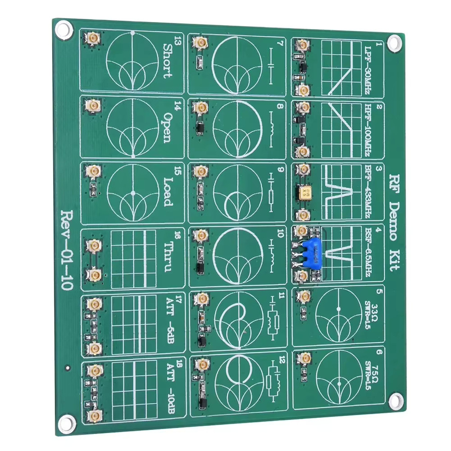 KKMOON RF Demo Kit Testmodul für Vektoranalysator und Filter/Dämpfungsmodul in Braun und Grün - Bild 2