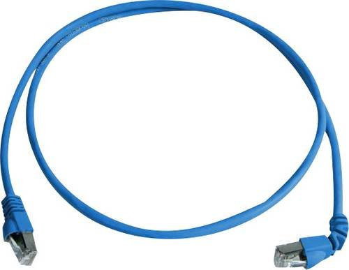 Telegärtner RJ45 Patchkabel CAT 6a S/FTP Ethernet LAN Blau, Länge: 2,00 m - Bild 1