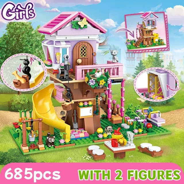 CTMA Freundschaftsbaumhaus Villa Schloss, Bausteine, Fantasy - Bild 1
