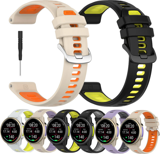 Garmin Uhrenarmband Silikon, Schwarz, Unisex - Bild 1